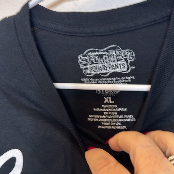 Nickelodeon SpongeBob SquarePants XL Black T Shirt Unisex - Picture 5 of 6